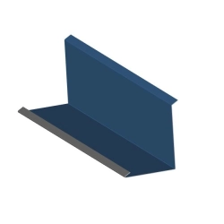 Obróbka przyścienna pod blachę z wcięciem - dł. 2 mb.